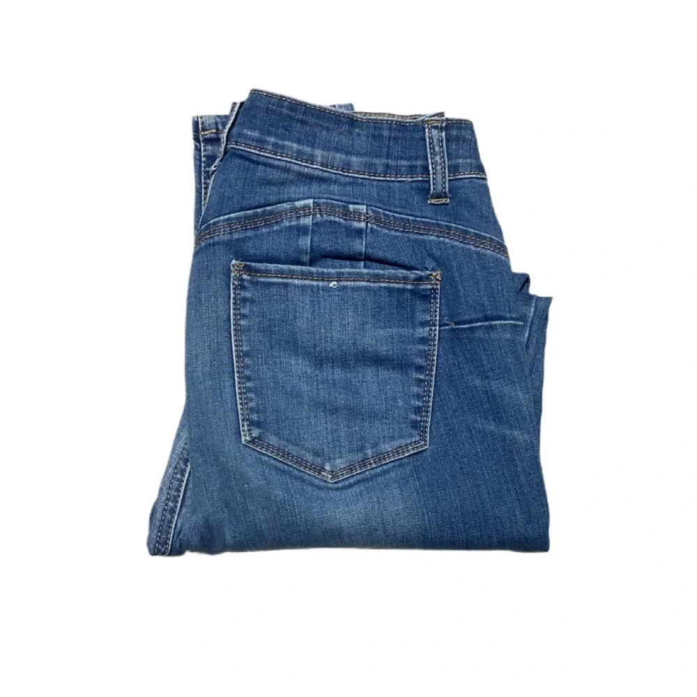 Wax Jeans Women’s But I Love You Stretchy Medium Wash Form Fitting Jeans Sz 7 - Picture 4 of 5